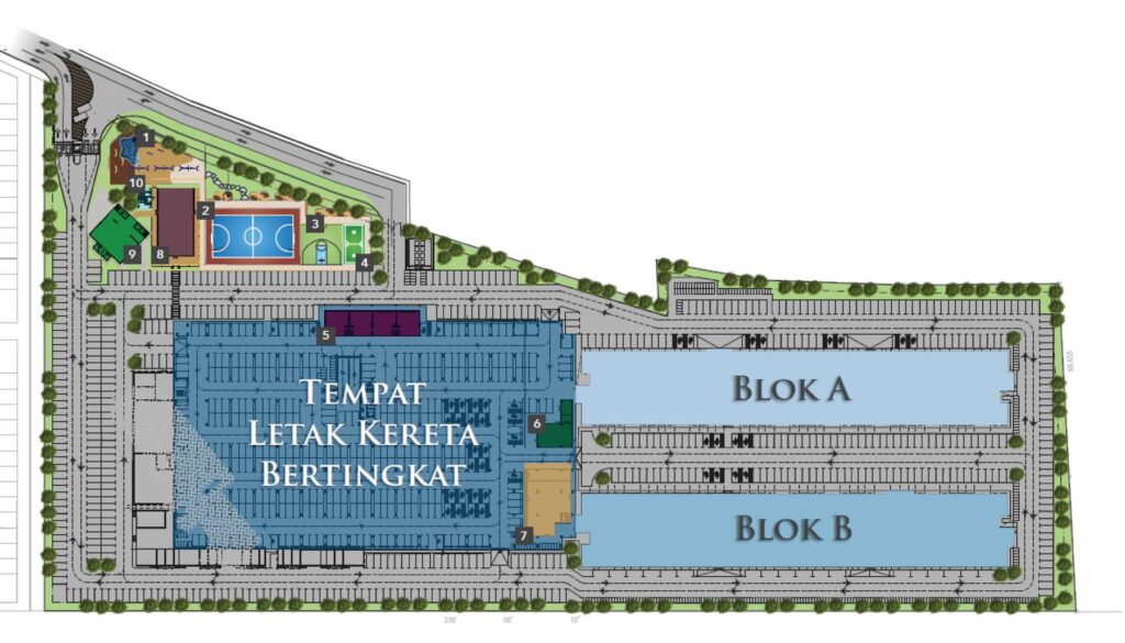 Idaman-Melur-facilities-plan